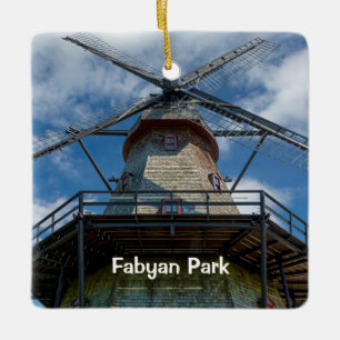 Ornement En Céramique Moulin néerlandais Fabyan Park