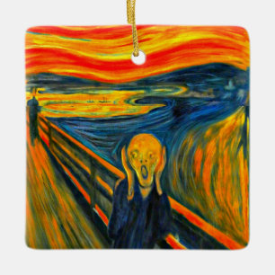 Ornement En Céramique Munch The Scream