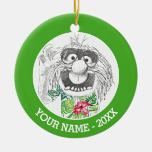 Ornement En Céramique Muppets   Animal Dans Une Chemise Hawaiienne Ajout