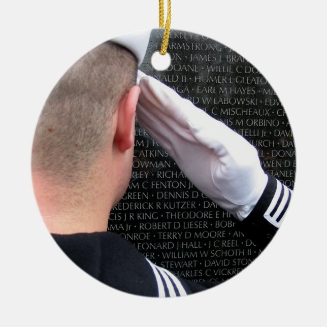 Ornement En Céramique Mur de mémorial du Vietnam (Devant)