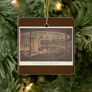 Ornement En Céramique Musique Vintage, Jenny Lind, Chanteuse d'Opéra Sué