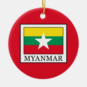 Ornement En Céramique Myanmar