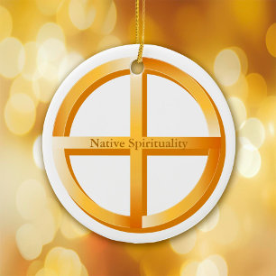 Ornement En Céramique Native Spirituality