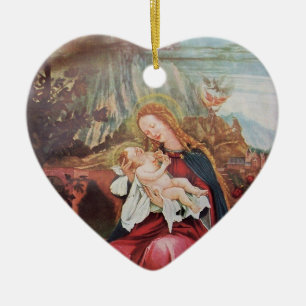 ORNEMENT EN CÉRAMIQUE NATIVITÉ AVEC ANGELS - MAGIE DE NOËL