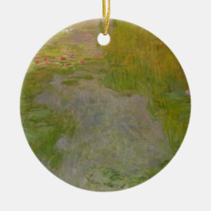 Ornement En Céramique Nénuphars de Claude Monet , c.1919 (huile sur la