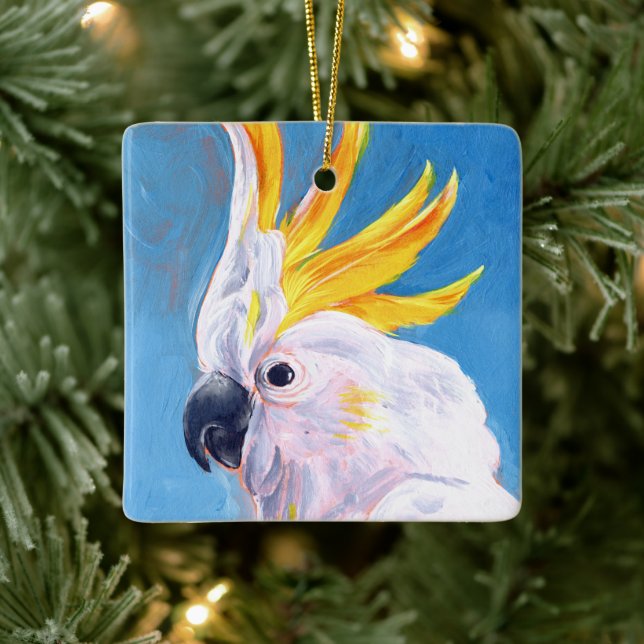 Ornement En Céramique Neon Mohawk - Cockatoo (Arbre)
