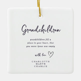 Ornement En Céramique New Grandparents Grandma Grandad Keepsake Ornament