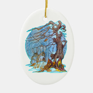 Ornement En Céramique Noël à l'Ornement d'Elf Hall