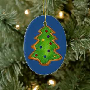 Ornement En Céramique Noël Arbre sucre biscuits de vacances