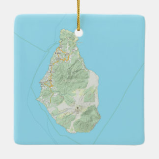 Ornement En Céramique Noël de la carte Montserrat