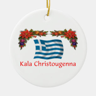 Ornement En Céramique Noël de la Grèce