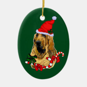 Ornement En Céramique Noël de limier