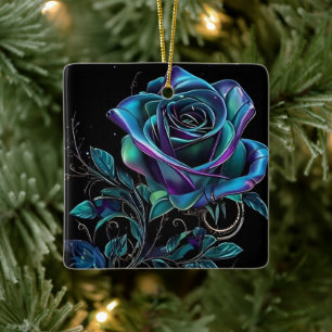 Ornement En Céramique Noël d'élégance gothique