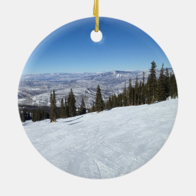 Ornement En Céramique Noël du Colorado (Dos)