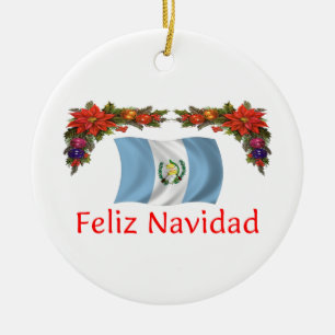 Ornement En Céramique Noël du Guatemala