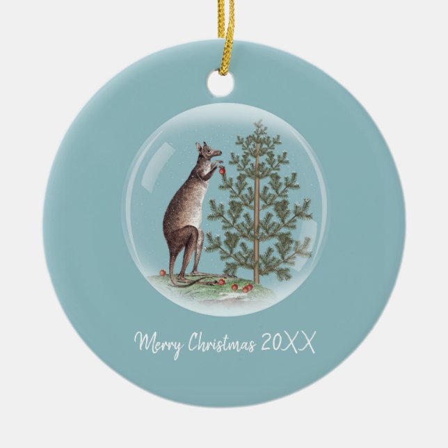 Ornement En Céramique Noël en Australie (Devant)