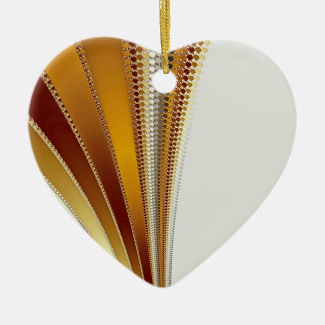 Ornement En Céramique Noël en cuir factice (Devant)