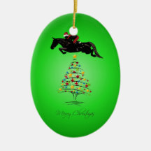 Noël sautant de cheval