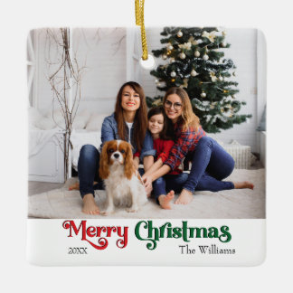 Ornement En Céramique Noël simple classique