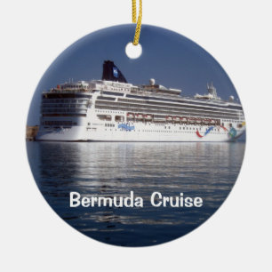 Ornement En Céramique Norwegian Dawn, Bermudes Cruise