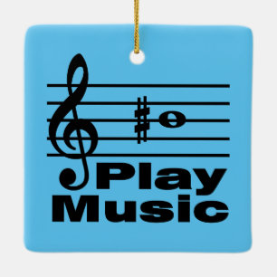 Ornement En Céramique Notation musicale B Sharp