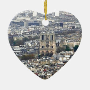 Ornement En Céramique Notre Dame Paris France