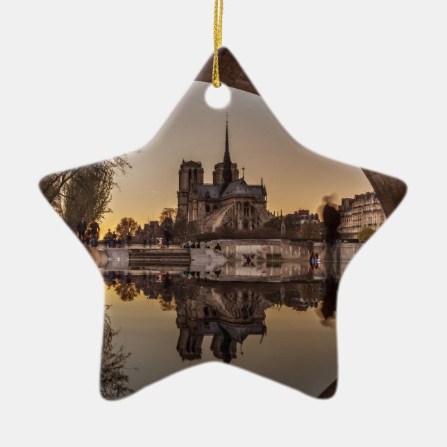 Ornement En Céramique Notre-Dame, PAris, France (Devant)