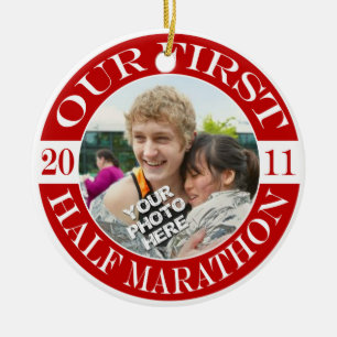 Ornement En Céramique Notre marathon de première moitié - 2011