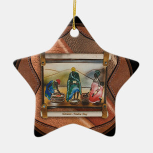 Ornement En Céramique Notre nation arc-en-ciel