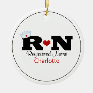 Ornement En Céramique Nourriture Rn personnalisée Noël