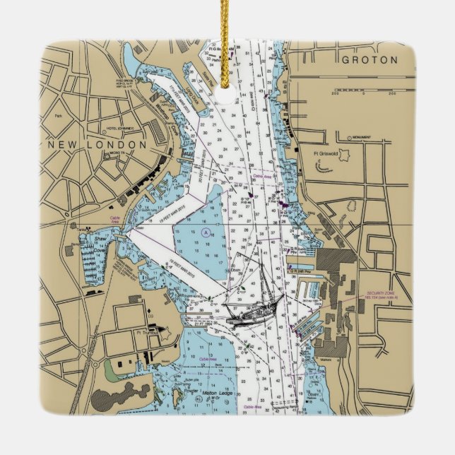 Ornement En Céramique Nouveau TCT de Londres (Dos)