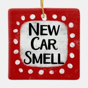 Ornement En Céramique Nouvelle odeur de voiture