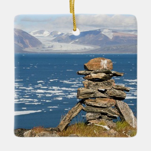 Ornement En Céramique Nunavut, Canada (Devant)