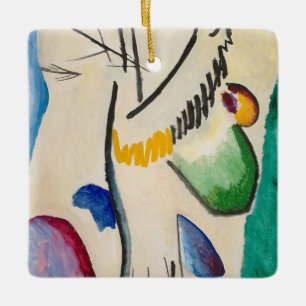 Ornement En Céramique Oeuvre Abstraite Wassily Kandinsky