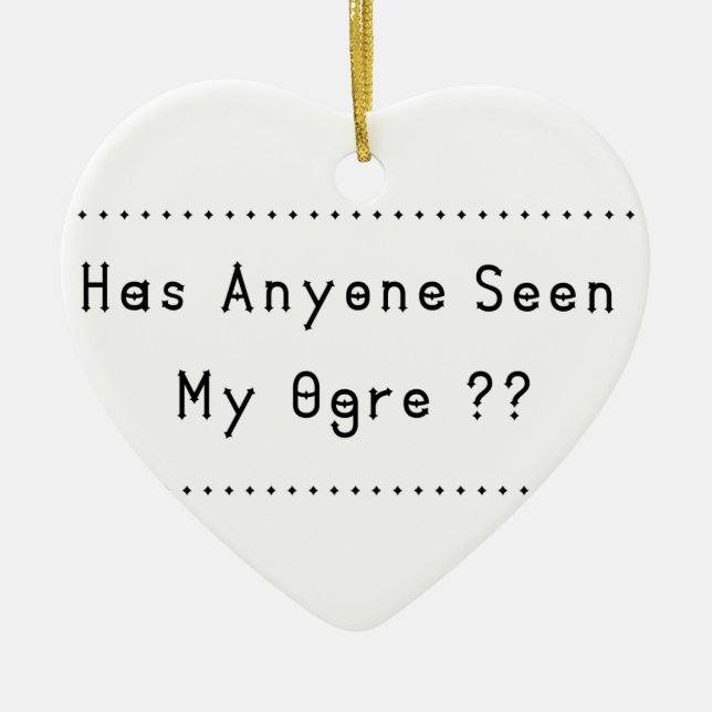 Ornement En Céramique Ogre (Devant)