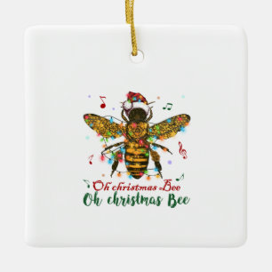 Ornement En Céramique Oh Christmas Bee Oh Christmas Bee Light