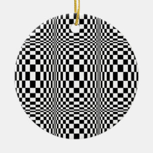 Ornement En Céramique OP -Art #1 à Emporio Moffa
