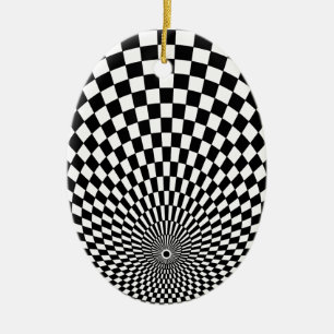 Ornement En Céramique OP -Art #2 à Emporio Moffa