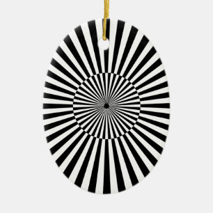 Ornement En Céramique OP -Art #3 à Emporio Moffa
