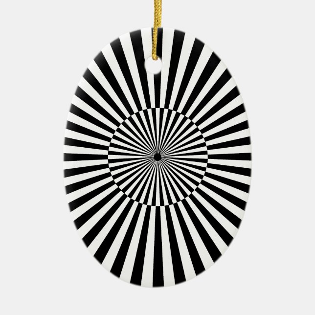 Ornement En Céramique OP -Art #3 à Emporio Moffa (Devant)