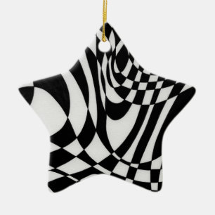 Ornement En Céramique Optique #1b par Michael Moffa