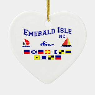 Ornement En Céramique OR Emerald Isle SIG FL