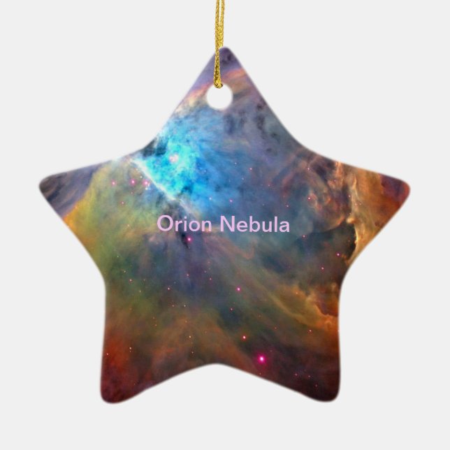 Ornement En Céramique Orion Nebula Space Galaxy (Devant)