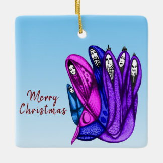 Ornement En Céramique Ornament Christmas Three Wise Kings