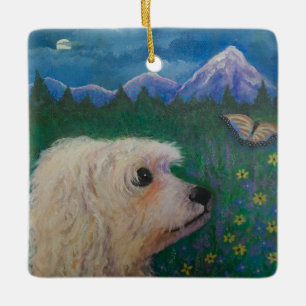 Ornement En Céramique Oublie-moi pas