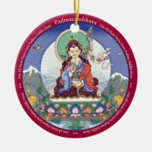 ORNEMENT EN CÉRAMIQUE - Padmasambhava + Fin