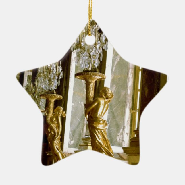 Ornement En Céramique Palais de Versailles Hall de statue d'or de (Devant)