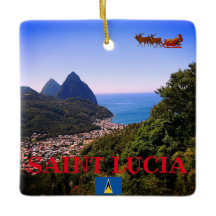 Ornement en céramique panoramique SAINT LUCIA