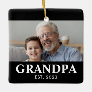 Ornement En Céramique Papiers de famille Noël Papiers établis