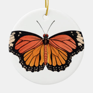 Ornement En Céramique Papillon monarque